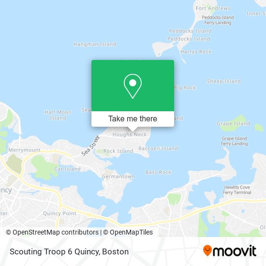 Scouting Troop 6 Quincy map
