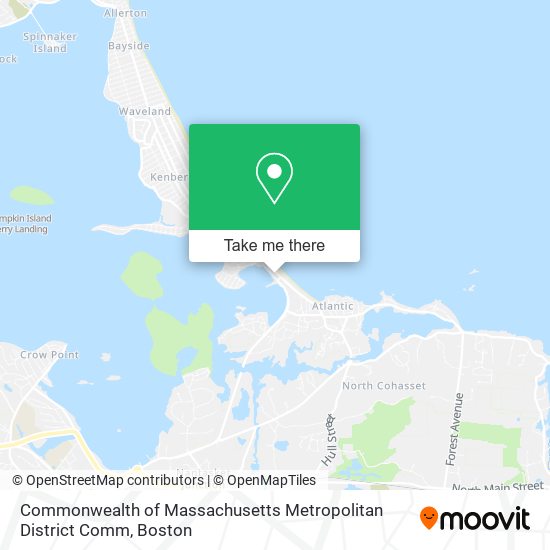 Commonwealth of Massachusetts Metropolitan District Comm map