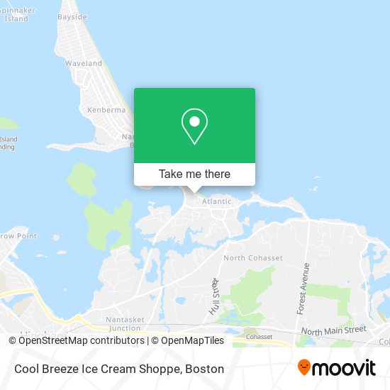 Mapa de Cool Breeze Ice Cream Shoppe