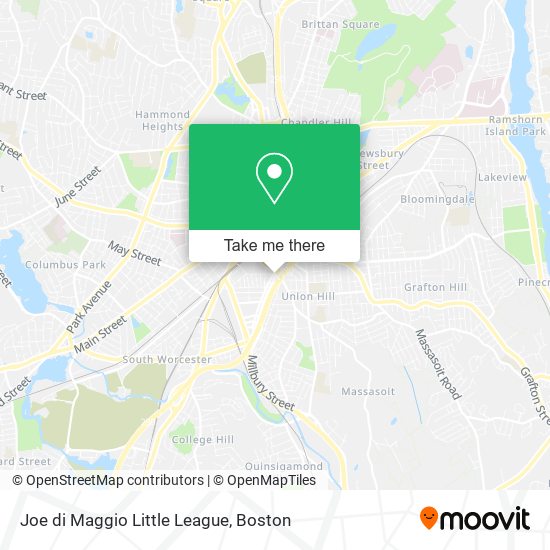 Mapa de Joe di Maggio Little League