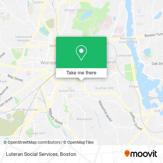Luteran Social Services map