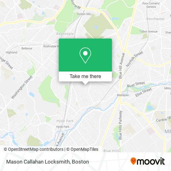 Mapa de Mason Callahan Locksmith
