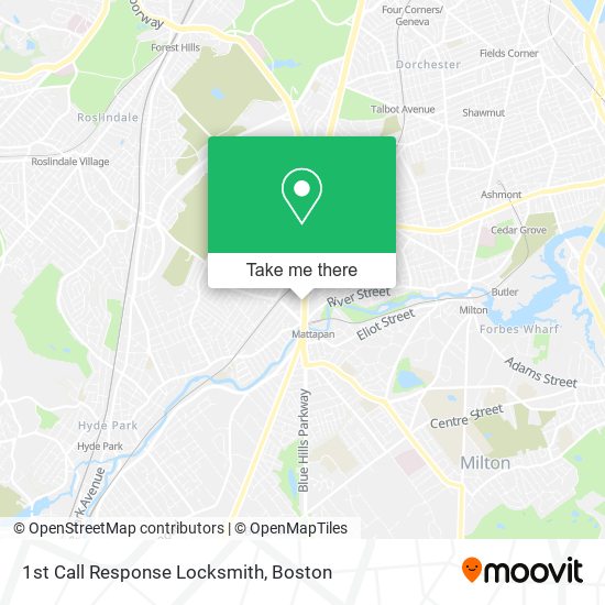 Mapa de 1st Call Response Locksmith