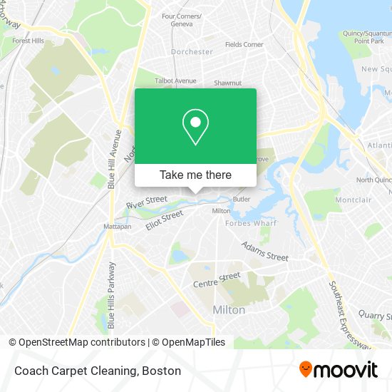 Mapa de Coach Carpet Cleaning