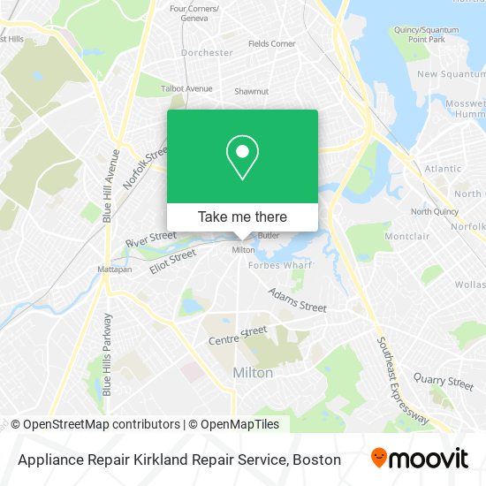 Mapa de Appliance Repair Kirkland Repair Service