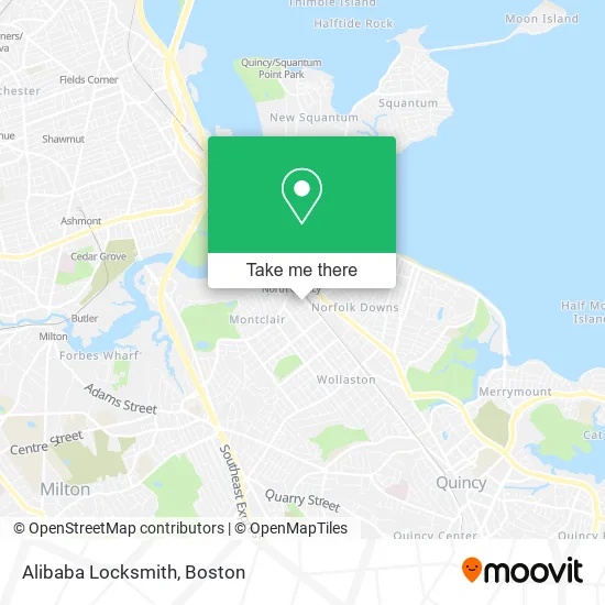 Mapa de Alibaba Locksmith