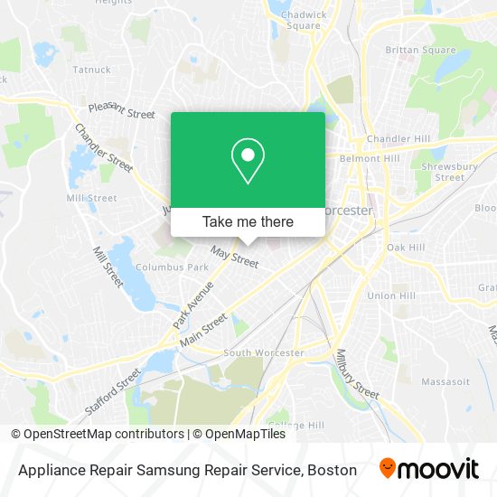 Mapa de Appliance Repair Samsung Repair Service