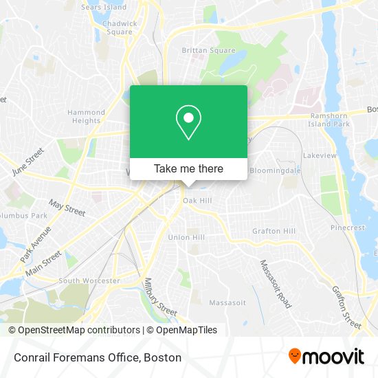 Mapa de Conrail Foremans Office