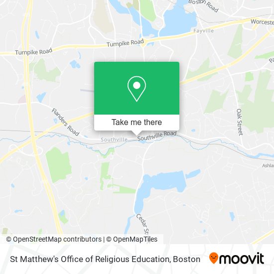 Mapa de St Matthew's Office of Religious Education