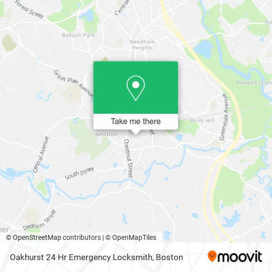 Mapa de Oakhurst 24 Hr Emergency Locksmith