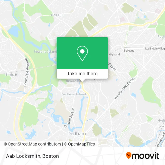 Aab Locksmith map
