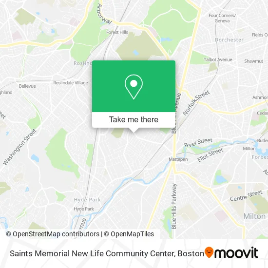 Saints Memorial New Life Community Center map