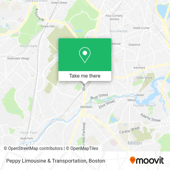Peppy Limousine & Transportation map