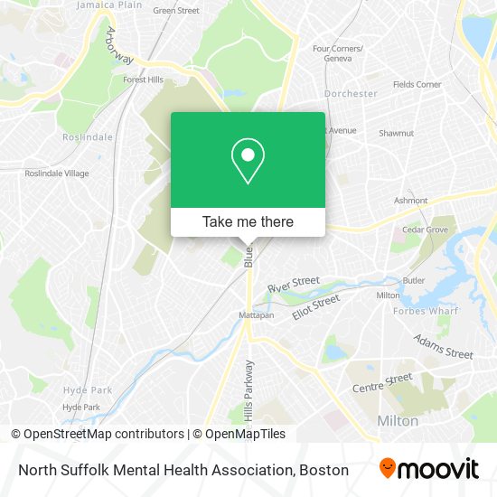 Mapa de North Suffolk Mental Health Association