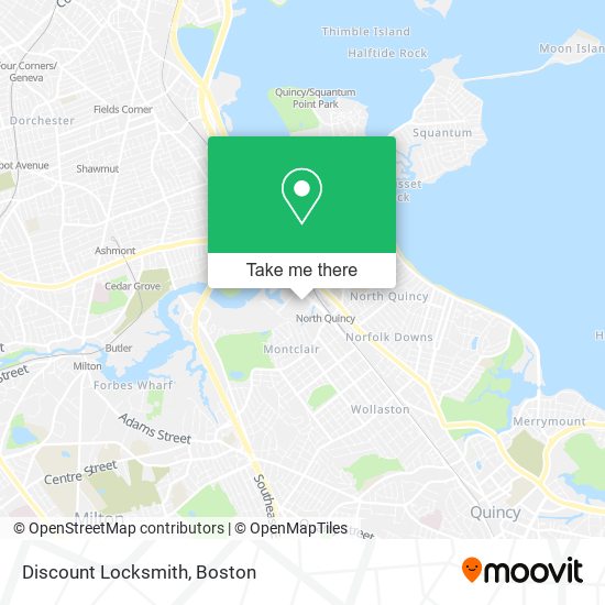 Mapa de Discount Locksmith