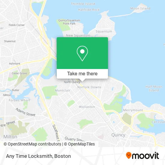 Mapa de Any Time Locksmith
