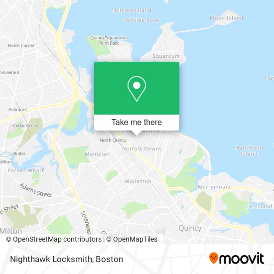 Mapa de Nighthawk Locksmith