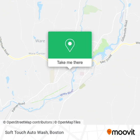 Mapa de Soft Touch Auto Wash