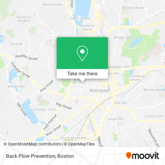 Back-Flow Prevention map