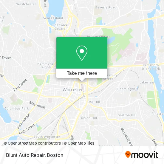 Mapa de Blunt Auto Repair