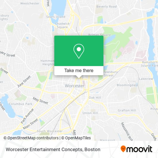 Worcester Entertainment Concepts map