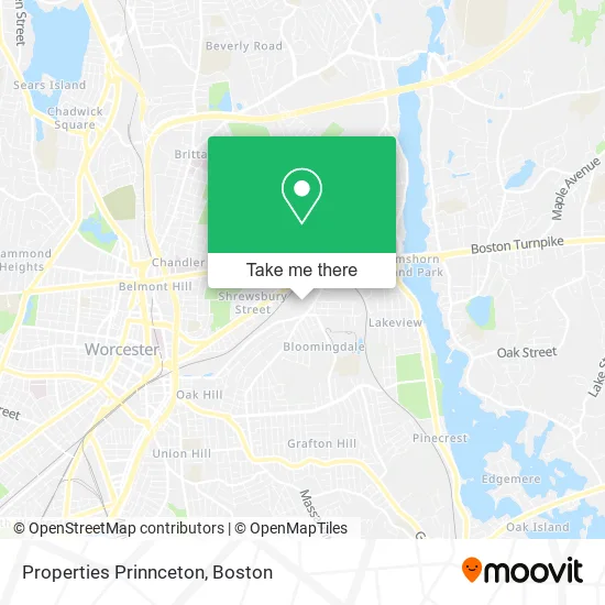 Properties Prinnceton map