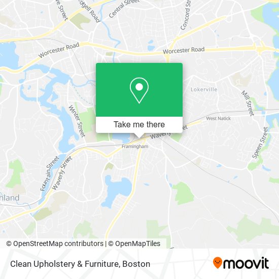 Mapa de Clean Upholstery & Furniture