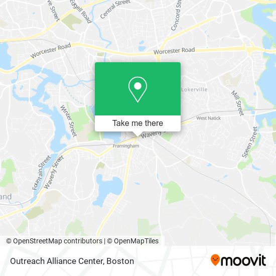 Mapa de Outreach Alliance Center