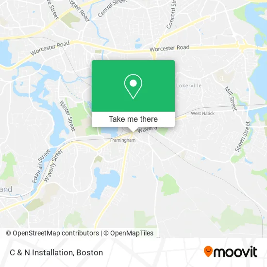 Mapa de C & N Installation