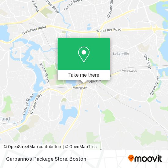 Mapa de Garbarino's Package Store