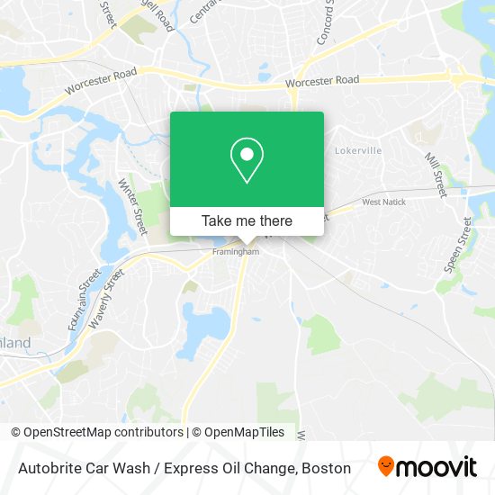 Mapa de Autobrite Car Wash / Express Oil Change