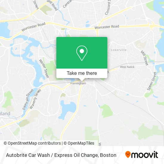 Mapa de Autobrite Car Wash / Express Oil Change