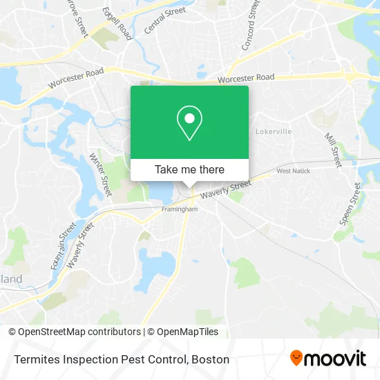 Mapa de Termites Inspection Pest Control