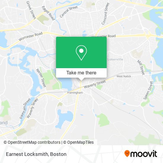 Earnest Locksmith map