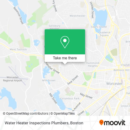 Mapa de Water Heater Inspections Plumbers