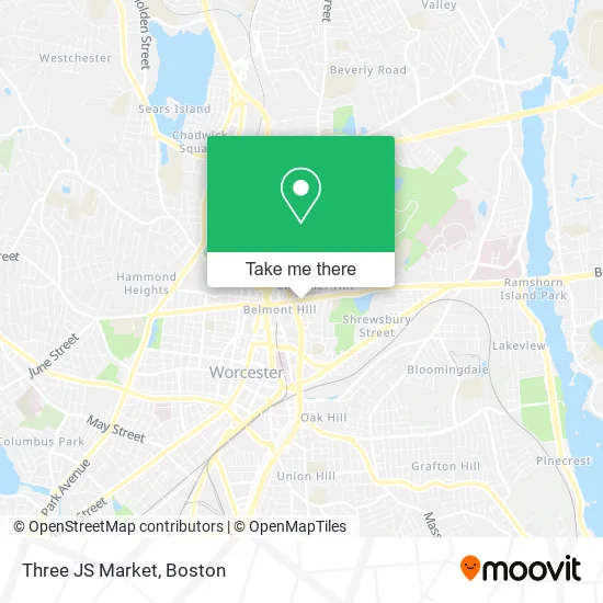 Mapa de Three JS Market