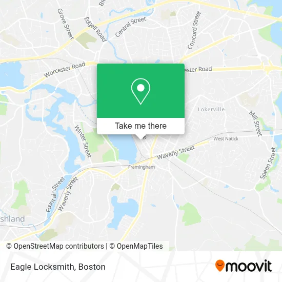 Eagle Locksmith map