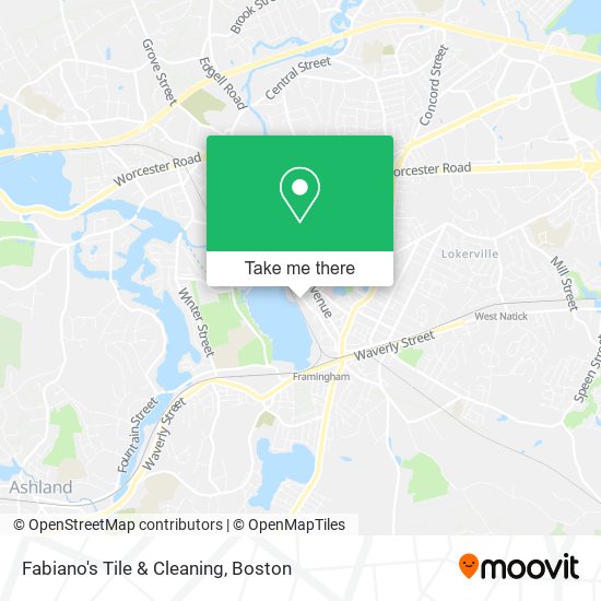 Fabiano's Tile & Cleaning map
