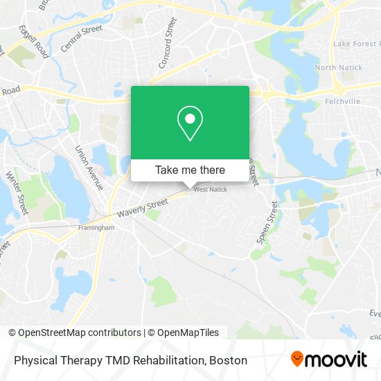 Physical Therapy TMD Rehabilitation map