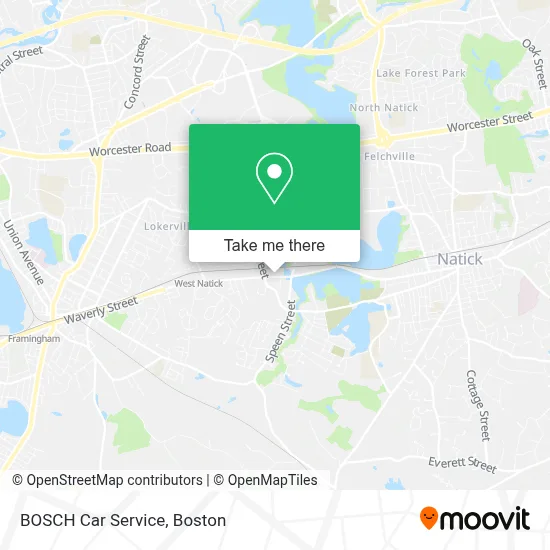 BOSCH Car Service map