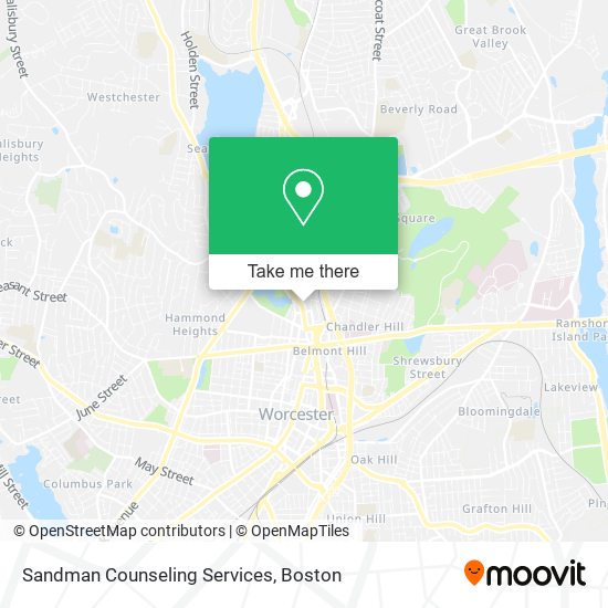 Sandman Counseling Services map