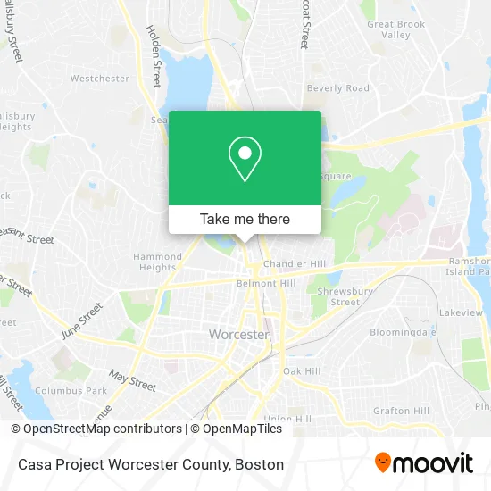 Mapa de Casa Project Worcester County