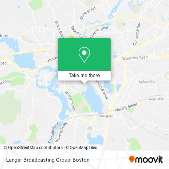 Langer Broadcasting Group map