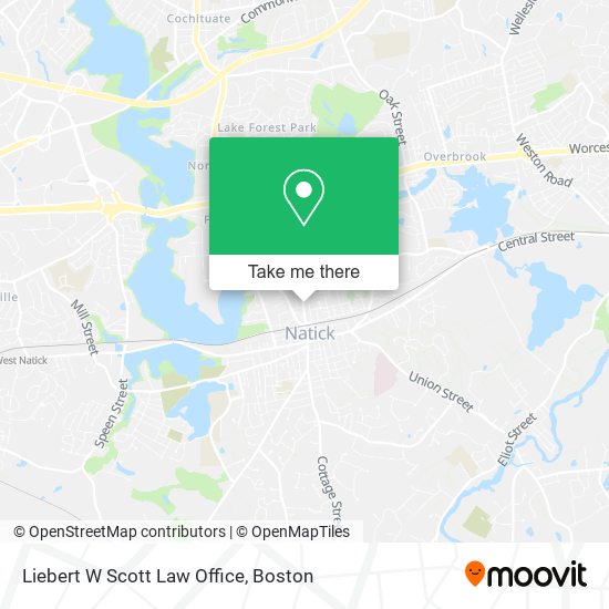 Liebert W Scott Law Office map