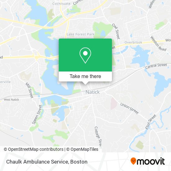 Mapa de Chaulk Ambulance Service