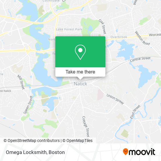 Omega Locksmith map