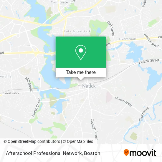 Afterschool Professional Network map