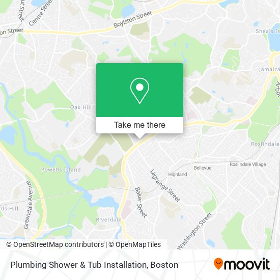 Mapa de Plumbing Shower & Tub Installation