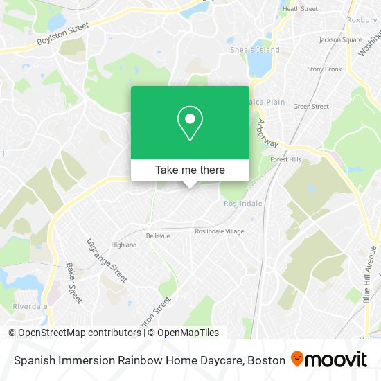 Spanish Immersion Rainbow Home Daycare map