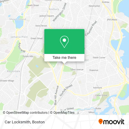 Car Locksmith map
